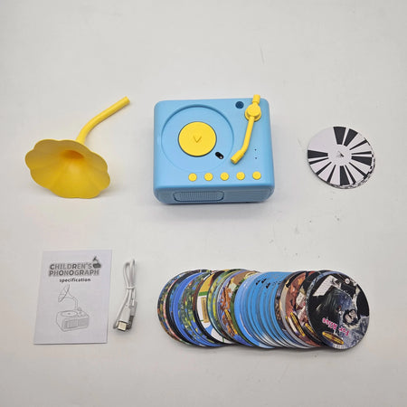 StoryTunes Junior – Children’s Phonograph Music & Story Player with 96 Learning Cards - My Store