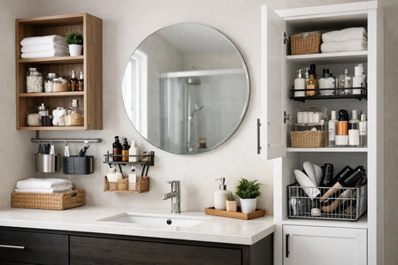 Bathroom Storage Ideas That Clear Counter Space