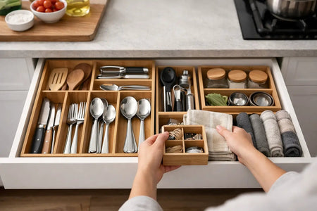 How to Organize Kitchen Drawers Without the Clutter