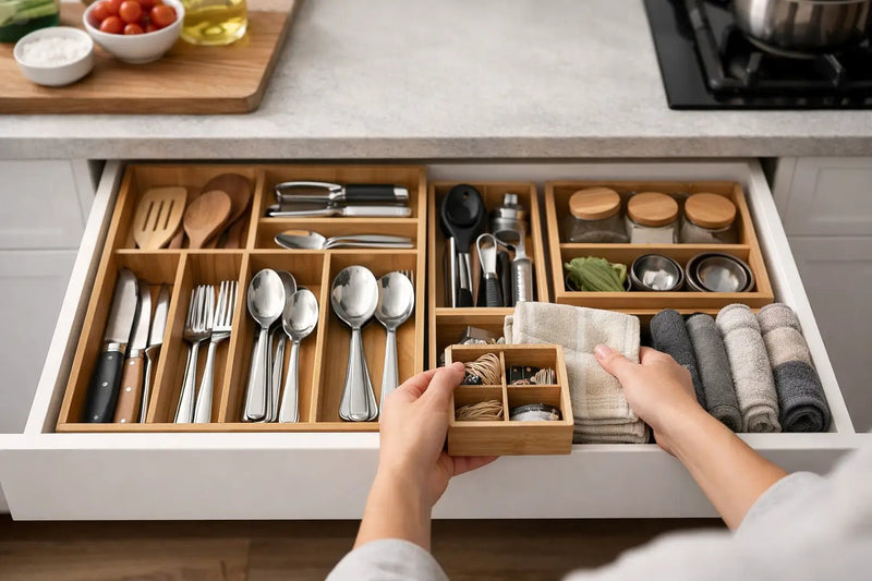 How to Organize Kitchen Drawers Without the Clutter