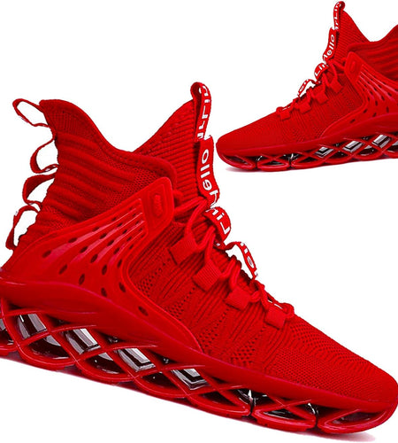 Men'S Running Shoes Non Slip Athletic Tennis Walking Blade Type Sneakers Hip Hop