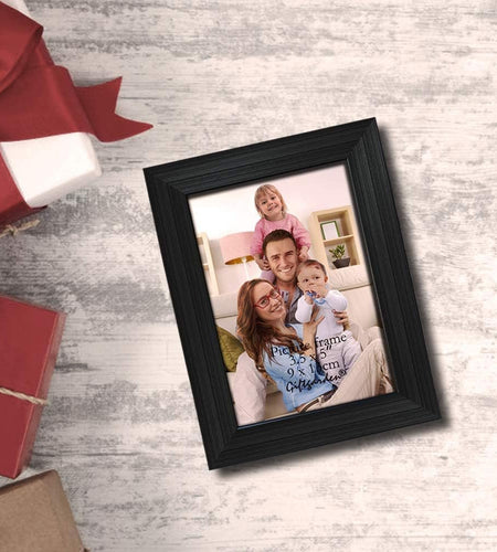 12 Pack 3.5X5 Black Picture Frame Bulk Set for Desktop Display or Wall Mounting - My Store