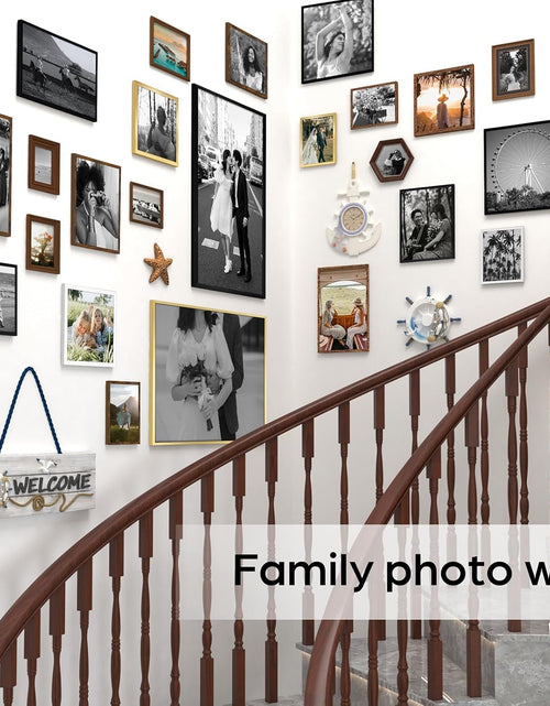 Load image into Gallery viewer, 12 Pack 3.5X5 Black Picture Frame Bulk Set for Desktop Display or Wall Mounting - My Store
