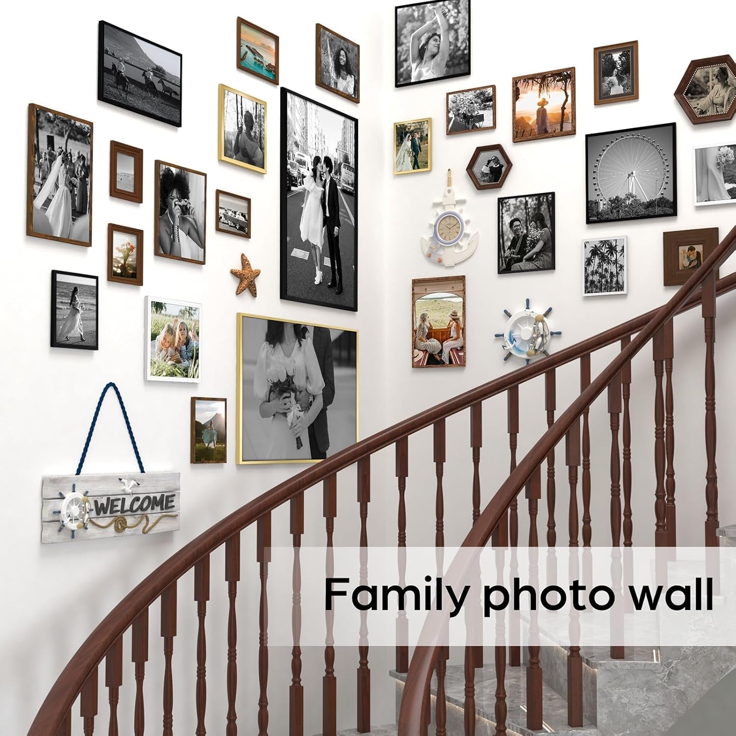 12 Pack 3.5X5 Black Picture Frame Bulk Set for Desktop Display or Wall Mounting - My Store
