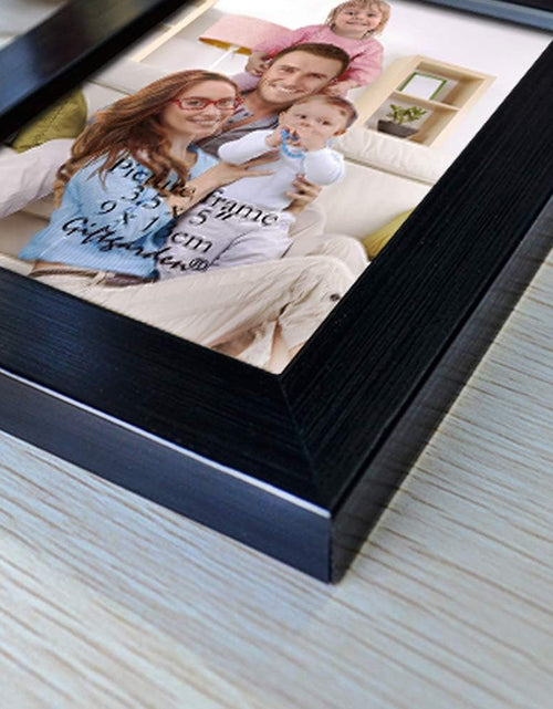 Load image into Gallery viewer, 12 Pack 3.5X5 Black Picture Frame Bulk Set for Desktop Display or Wall Mounting - My Store

