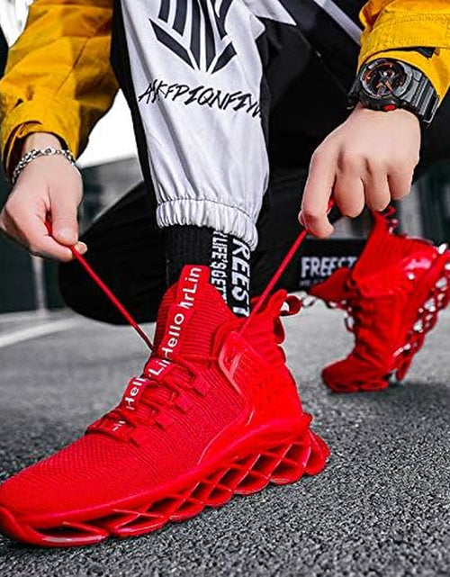 Load image into Gallery viewer, Men'S Running Shoes Non Slip Athletic Tennis Walking Blade Type Sneakers Hip Hop
