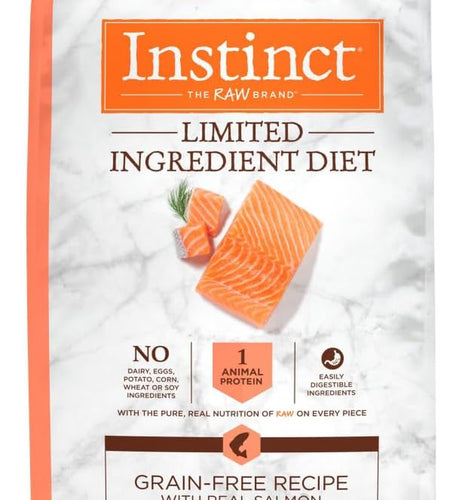 Limited Ingredient Diet Grain Free Recipe with Real Salmon Natural Dry Dog Food, 20 Lb. Bag