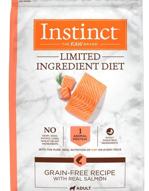 Load image into Gallery viewer, Limited Ingredient Diet Grain Free Recipe with Real Salmon Natural Dry Dog Food, 20 Lb. Bag
