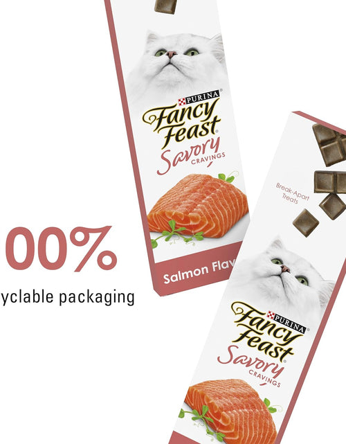 Load image into Gallery viewer, Purina  Limited Ingredient Cat Treats, Savory Cravings Salmon Flavor - 9 Oz. Box
