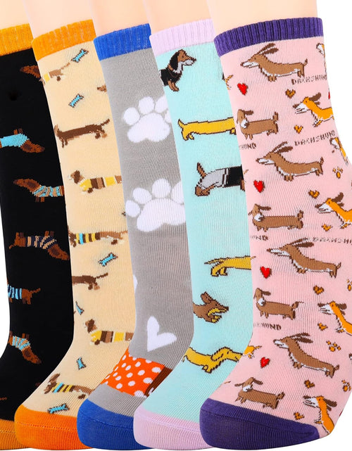 Load image into Gallery viewer, Women'S Cute Socks Dachshund Chicken Bee Hedgehog Panda Gifts for Women
