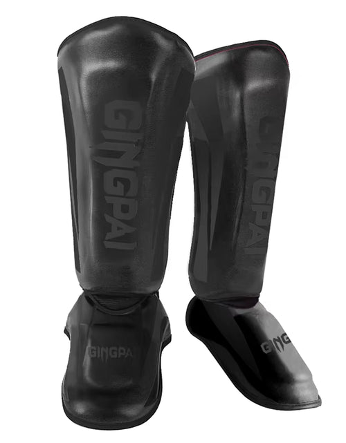 Load image into Gallery viewer, Kickboxing Boxing Shin Guard Pads Muay Thai Martial Arts Sanda Wushu Leg Protector Taekwondo Ankle Guards
