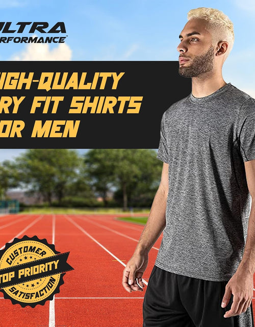Load image into Gallery viewer, 5 Pack Mens Gym Shirts for Men Workout Tshirts Shirts for Men Pack, Men'S Athletic Shirts &amp; Tees, Dri Fit Shirts for Men - My Store
