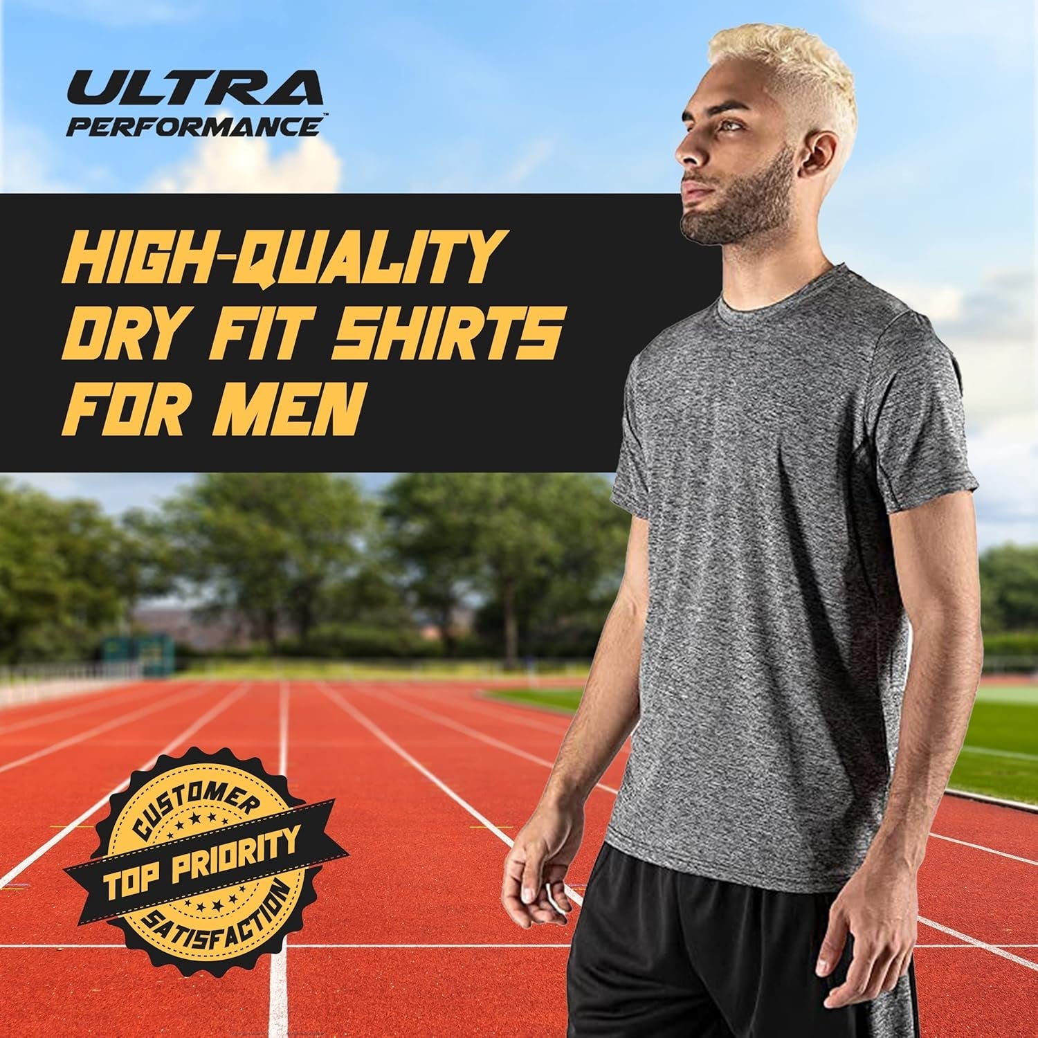5 Pack Mens Gym Shirts for Men Workout Tshirts Shirts for Men Pack, Men'S Athletic Shirts & Tees, Dri Fit Shirts for Men - My Store