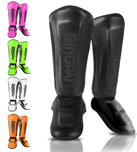 Kickboxing Boxing Shin Guard Pads Muay Thai Martial Arts Sanda Wushu Leg Protector Taekwondo Ankle Guards
