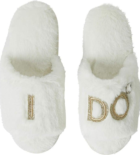 Women'S Giftable I Do & I Do Crew Bride Slippers for Weddings and Bachelorette Party