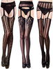 Thigh High Modern Combo, Black, 3 Pairs 3 Styles
