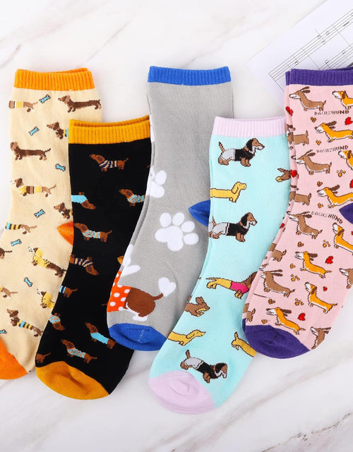 Load image into Gallery viewer, Women'S Cute Socks Dachshund Chicken Bee Hedgehog Panda Gifts for Women
