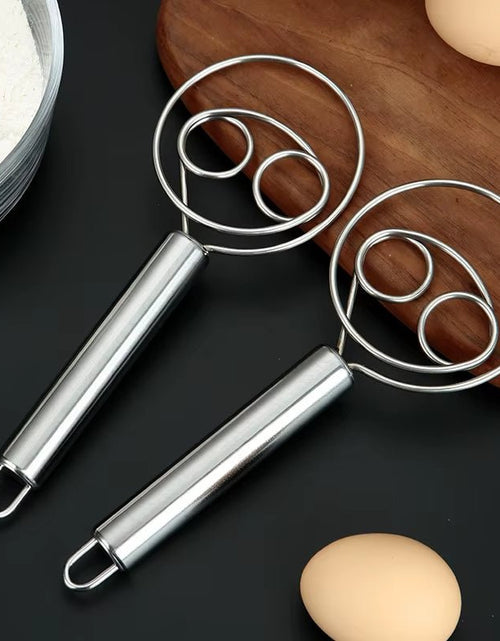 Load image into Gallery viewer, Baker’s Best Danish Dough Whisk – Dutch - Style Stainless Steel Hand Mixer for Effortless Bread, Biscuits &amp; Cakes - My Store
