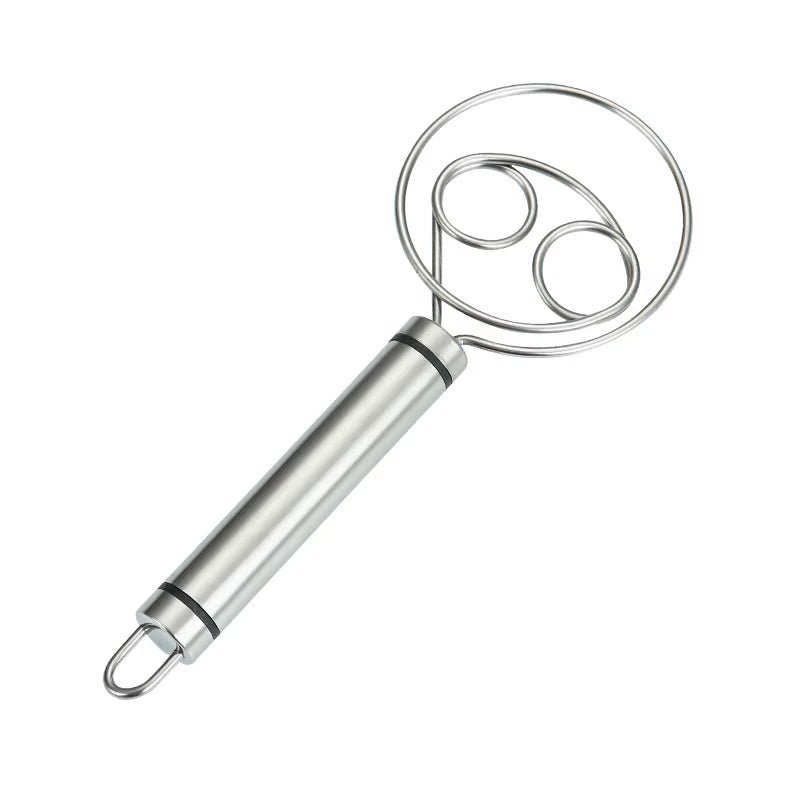 Baker’s Best Danish Dough Whisk – Dutch - Style Stainless Steel Hand Mixer for Effortless Bread, Biscuits & Cakes - My Store