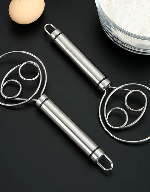 Load image into Gallery viewer, Baker’s Best Danish Dough Whisk – Dutch - Style Stainless Steel Hand Mixer for Effortless Bread, Biscuits &amp; Cakes - My Store
