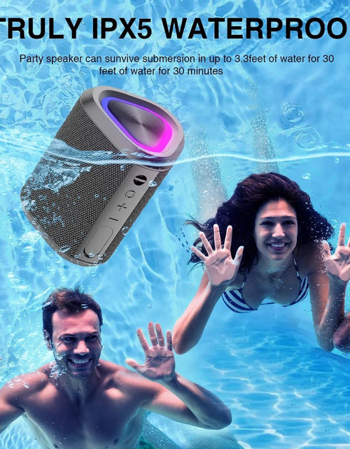Load image into Gallery viewer, Bluetooth Speaker, 24H Playtime Portable Wireless Bluetooth 5.0 Speaker with Stereo Bass, up to 100 Ft Bluetooth Range, IPX7 Waterproof Mini Bluetooth Speaker - My Store
