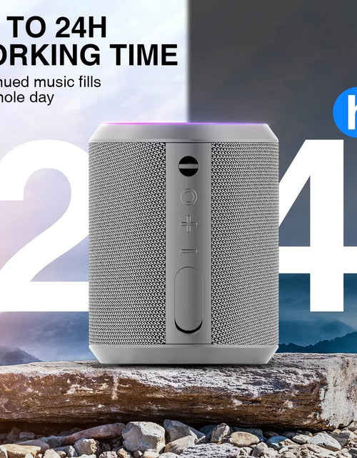Load image into Gallery viewer, Bluetooth Speaker, 24H Playtime Portable Wireless Bluetooth 5.0 Speaker with Stereo Bass, up to 100 Ft Bluetooth Range, IPX7 Waterproof Mini Bluetooth Speaker - My Store
