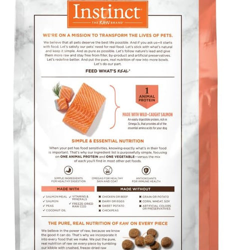 Limited Ingredient Diet Grain Free Recipe with Real Salmon Natural Dry Dog Food, 20 Lb. Bag