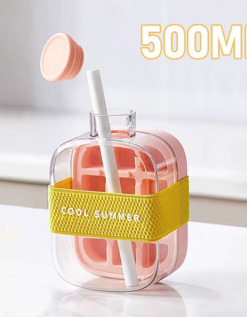 Load image into Gallery viewer, ChillSip Bottle Set – Stylish Water Bottle with Straw &amp; Zero - Contact Ice Cube Tray - My Store
