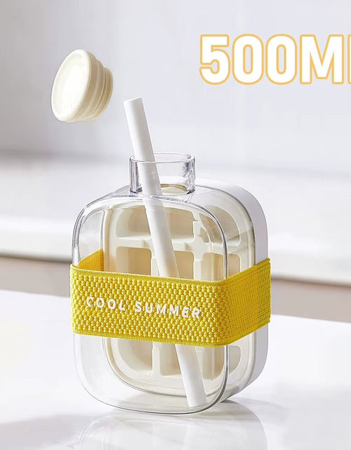 Load image into Gallery viewer, ChillSip Bottle Set – Stylish Water Bottle with Straw &amp; Zero - Contact Ice Cube Tray - My Store
