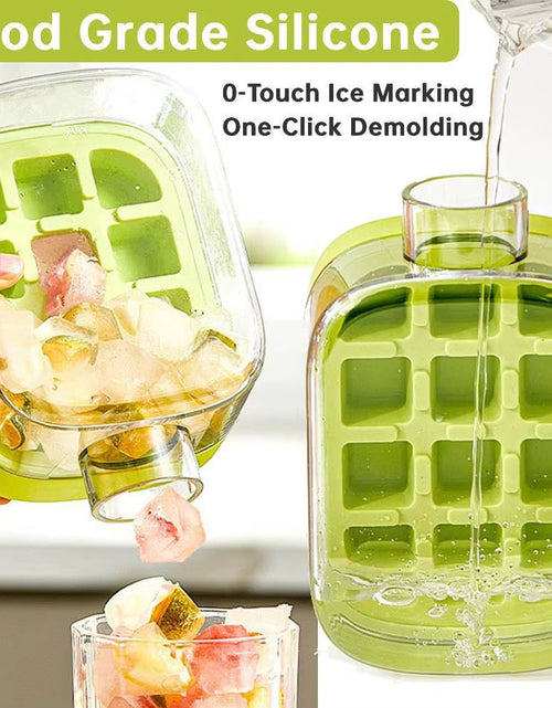 Load image into Gallery viewer, ChillSip Bottle Set – Stylish Water Bottle with Straw &amp; Zero - Contact Ice Cube Tray - My Store
