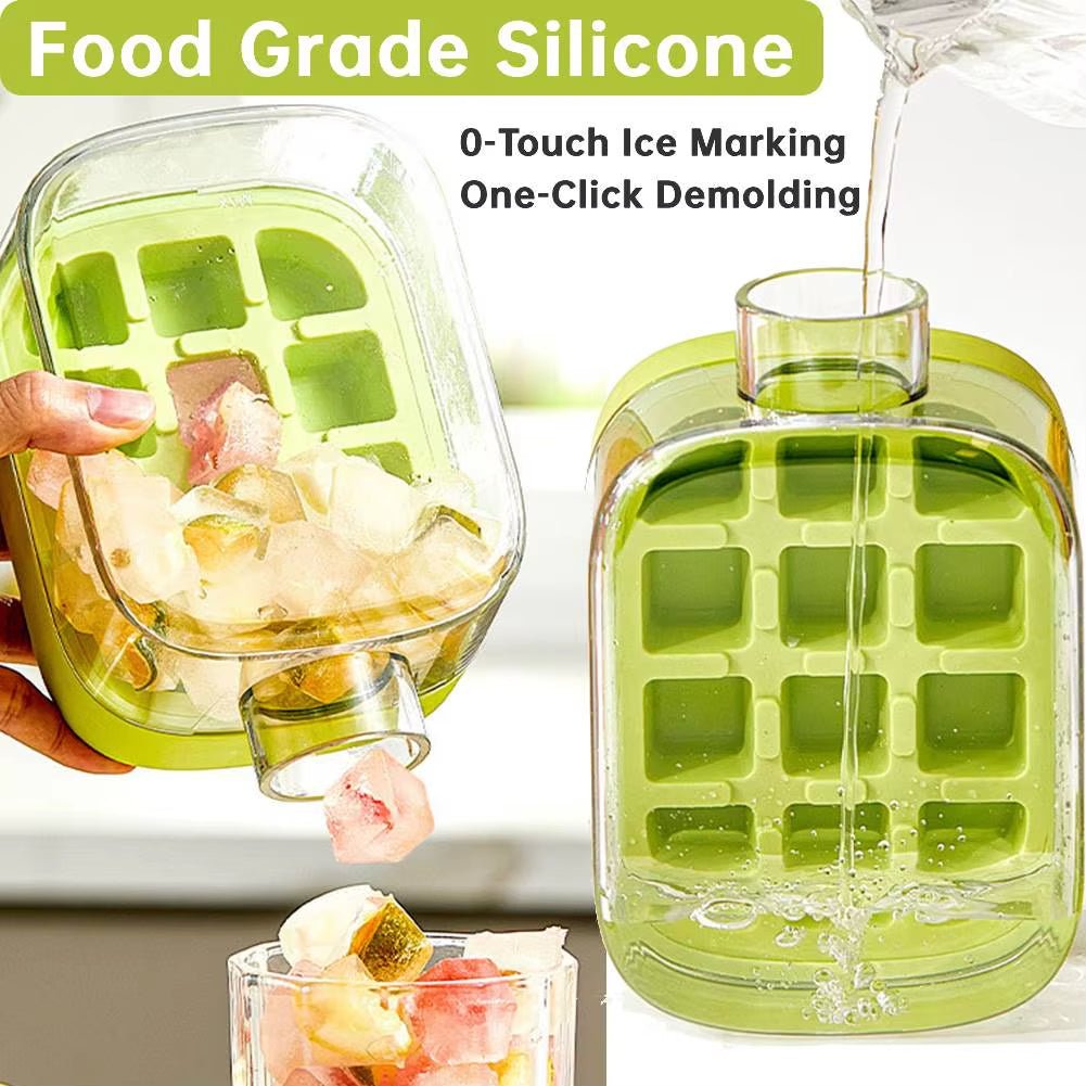 ChillSip Bottle Set – Stylish Water Bottle with Straw & Zero - Contact Ice Cube Tray - My Store