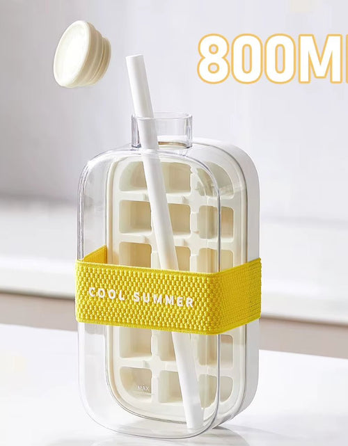 Load image into Gallery viewer, ChillSip Bottle Set – Stylish Water Bottle with Straw &amp; Zero - Contact Ice Cube Tray - My Store
