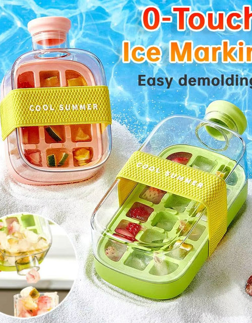 Load image into Gallery viewer, ChillSip Bottle Set – Stylish Water Bottle with Straw &amp; Zero - Contact Ice Cube Tray - My Store
