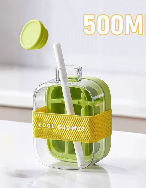 Load image into Gallery viewer, ChillSip Bottle Set – Stylish Water Bottle with Straw &amp; Zero - Contact Ice Cube Tray - My Store

