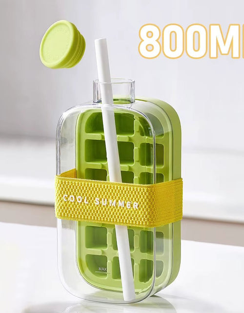 Load image into Gallery viewer, ChillSip Bottle Set – Stylish Water Bottle with Straw &amp; Zero - Contact Ice Cube Tray - My Store

