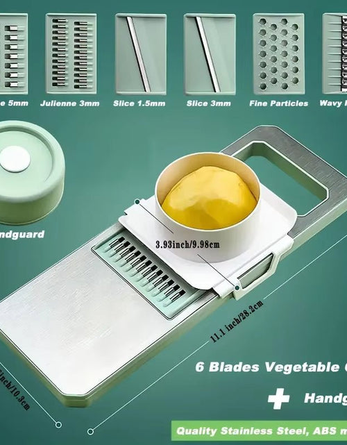 Load image into Gallery viewer, ChopMaster 6 - in - 1 Manual Vegetable Chopper – Ultimate Kitchen Slicer for Fast, Easy Prep Description: - My Store
