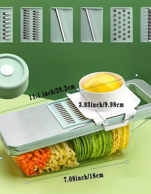 Load image into Gallery viewer, ChopMaster 6 - in - 1 Manual Vegetable Chopper – Ultimate Kitchen Slicer for Fast, Easy Prep Description: - My Store
