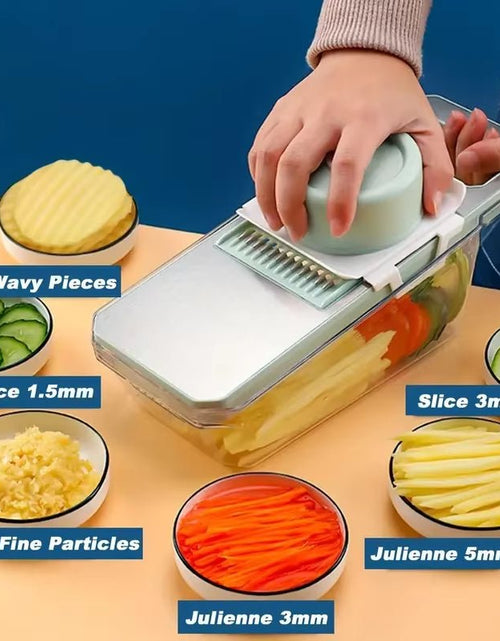 Load image into Gallery viewer, ChopMaster 6 - in - 1 Manual Vegetable Chopper – Ultimate Kitchen Slicer for Fast, Easy Prep Description: - My Store
