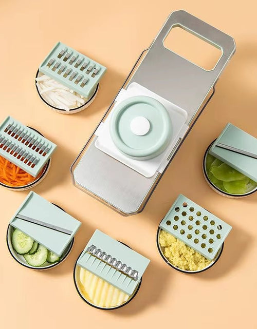 Load image into Gallery viewer, ChopMaster 6 - in - 1 Manual Vegetable Chopper – Ultimate Kitchen Slicer for Fast, Easy Prep Description: - My Store
