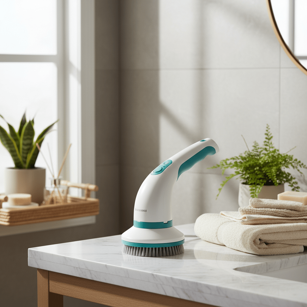 Electric Spin Scrubber – Cordless Power Scrubber with 4 Brush Heads - My Store