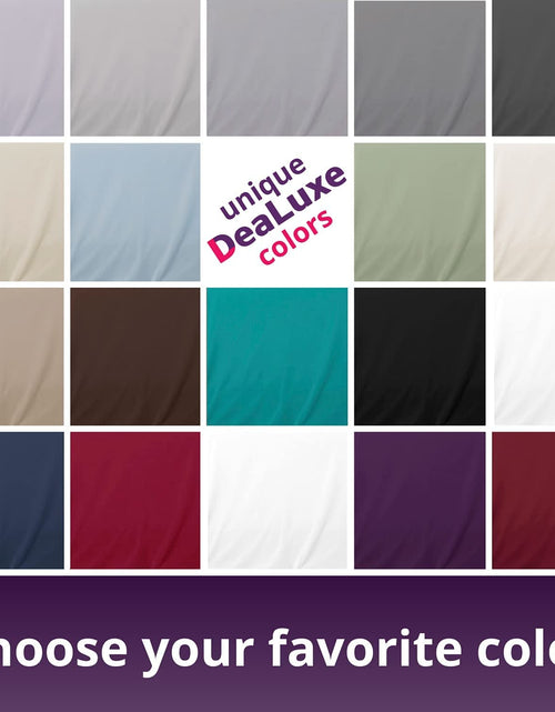 Load image into Gallery viewer, Fitted Sheets Queen Size – Queen Fitted Sheet Only Deep Pocket – Soft 21” Extra Deep Pocket Queen Fitted Sheets Fit Perfectly 17”–23” Deep Mattress &amp; Toppers – 1 Bottom Sheet Grey Fitted Sheet Queen - My Store
