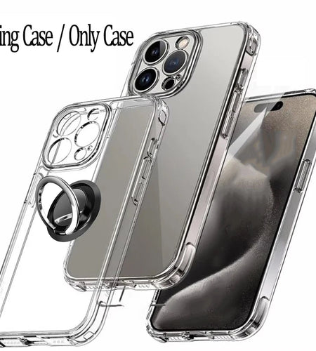 For Iphone 17 16 15 Pro Max Phone Case for Iphone 16 15 14 13 Mini 12 11 Pro Transparent Case Iphone16 plus Cover - My Store