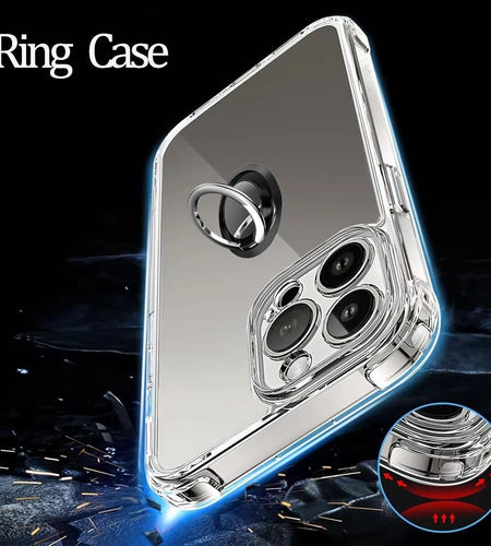 For Iphone 17 16 15 Pro Max Phone Case for Iphone 16 15 14 13 Mini 12 11 Pro Transparent Case Iphone16 plus Cover - My Store