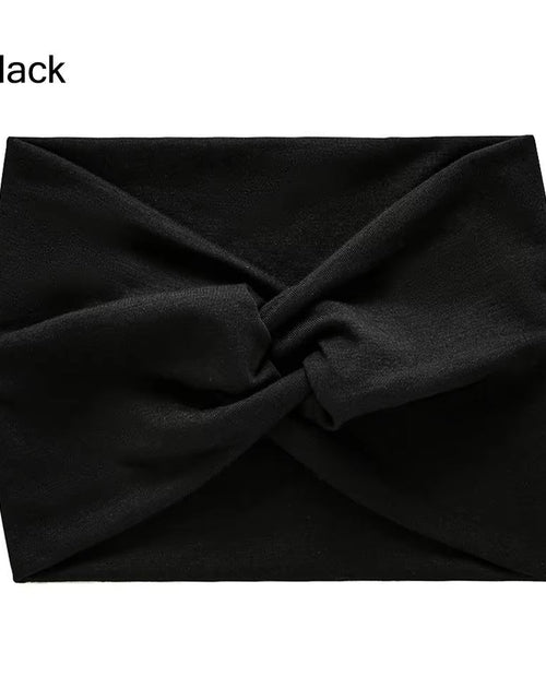 Load image into Gallery viewer, Hair Accessories Twisted Extra Large Thick Wide Headbands Turban Workout Headband Head Wraps for Women - My Store
