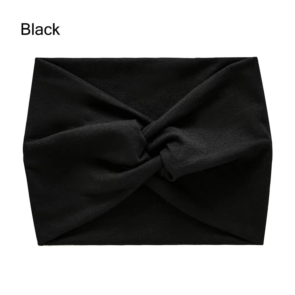 Hair Accessories Twisted Extra Large Thick Wide Headbands Turban Workout Headband Head Wraps for Women - My Store