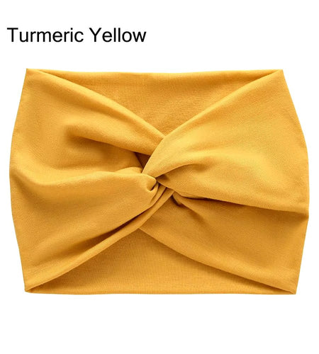 Hair Accessories Twisted Extra Large Thick Wide Headbands Turban Workout Headband Head Wraps for Women - My Store