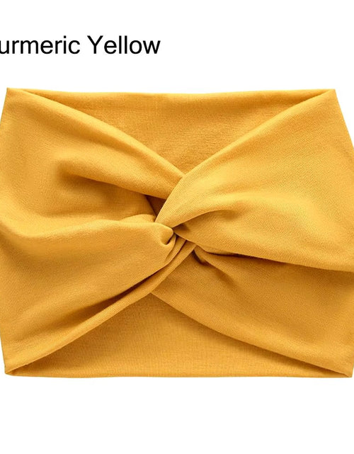 Load image into Gallery viewer, Hair Accessories Twisted Extra Large Thick Wide Headbands Turban Workout Headband Head Wraps for Women - My Store
