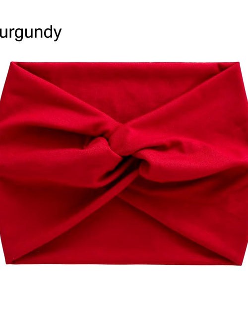 Load image into Gallery viewer, Hair Accessories Twisted Extra Large Thick Wide Headbands Turban Workout Headband Head Wraps for Women - My Store
