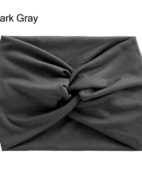Load image into Gallery viewer, Hair Accessories Twisted Extra Large Thick Wide Headbands Turban Workout Headband Head Wraps for Women - My Store
