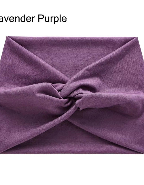 Load image into Gallery viewer, Hair Accessories Twisted Extra Large Thick Wide Headbands Turban Workout Headband Head Wraps for Women - My Store
